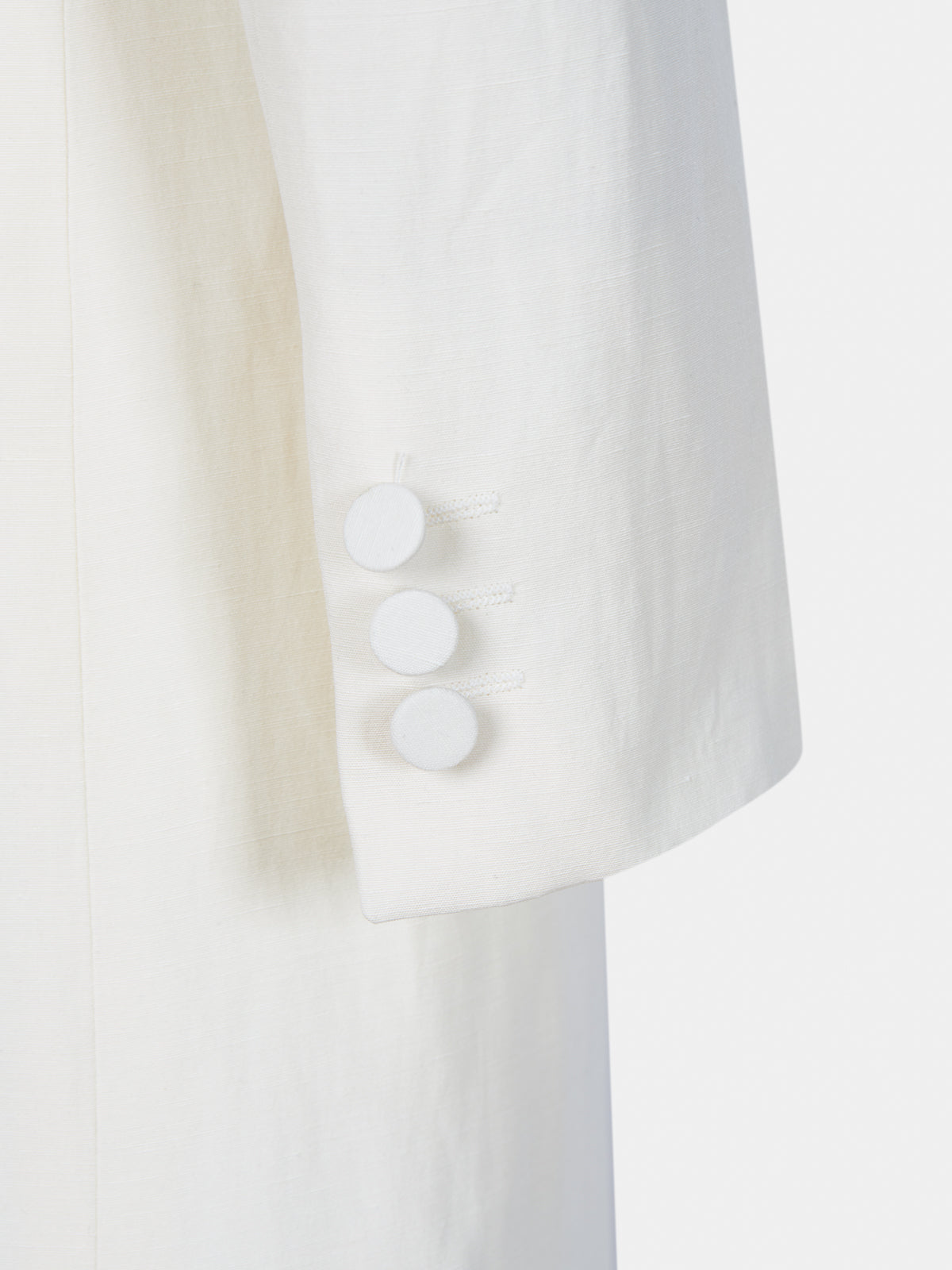 Blazer donna doppiopetto bianco