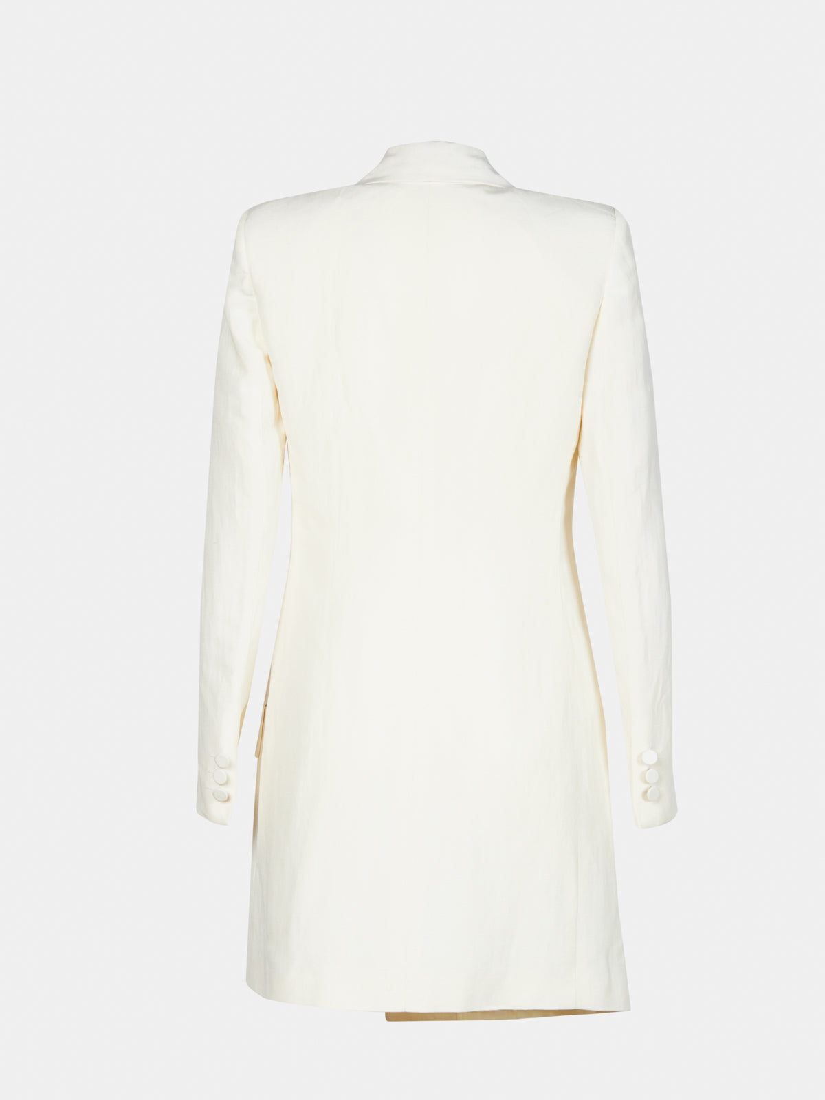 Blazer donna doppiopetto bianco