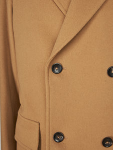 Cappotto cashmere uomo beige