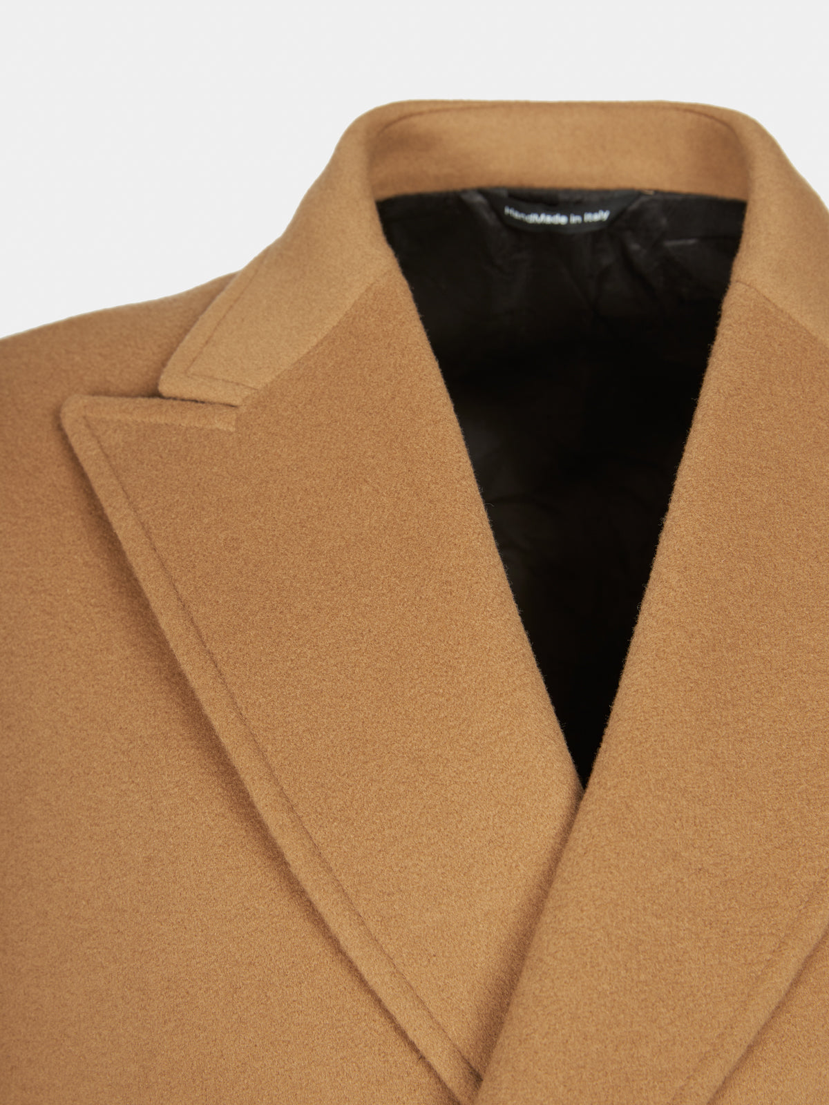 Cappotto cashmere uomo beige
