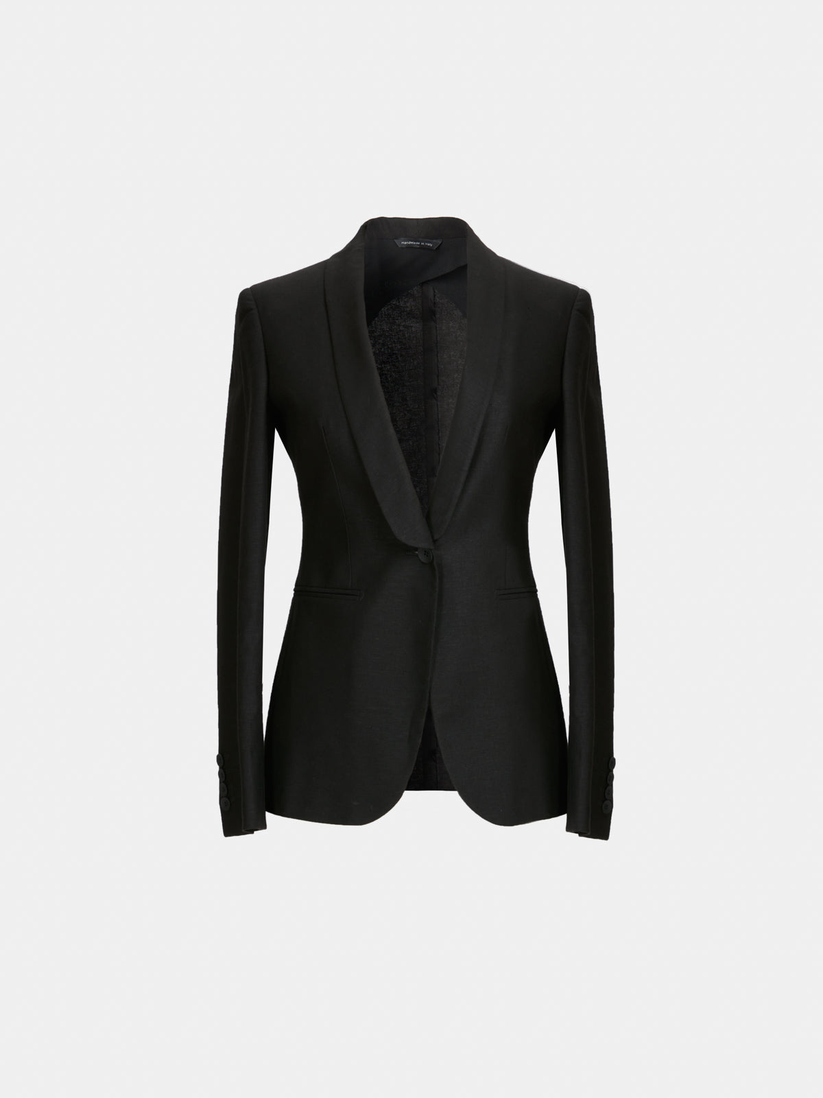 Giacca slim donna nera