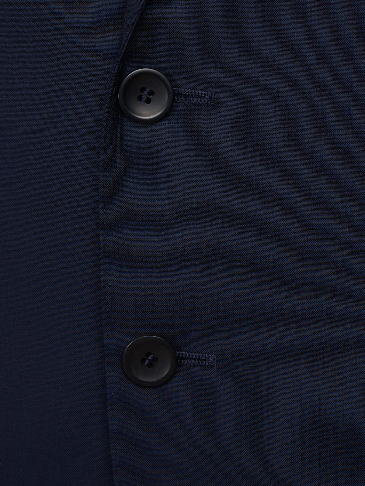 Abito in fresco di lana blu medio Drop 8