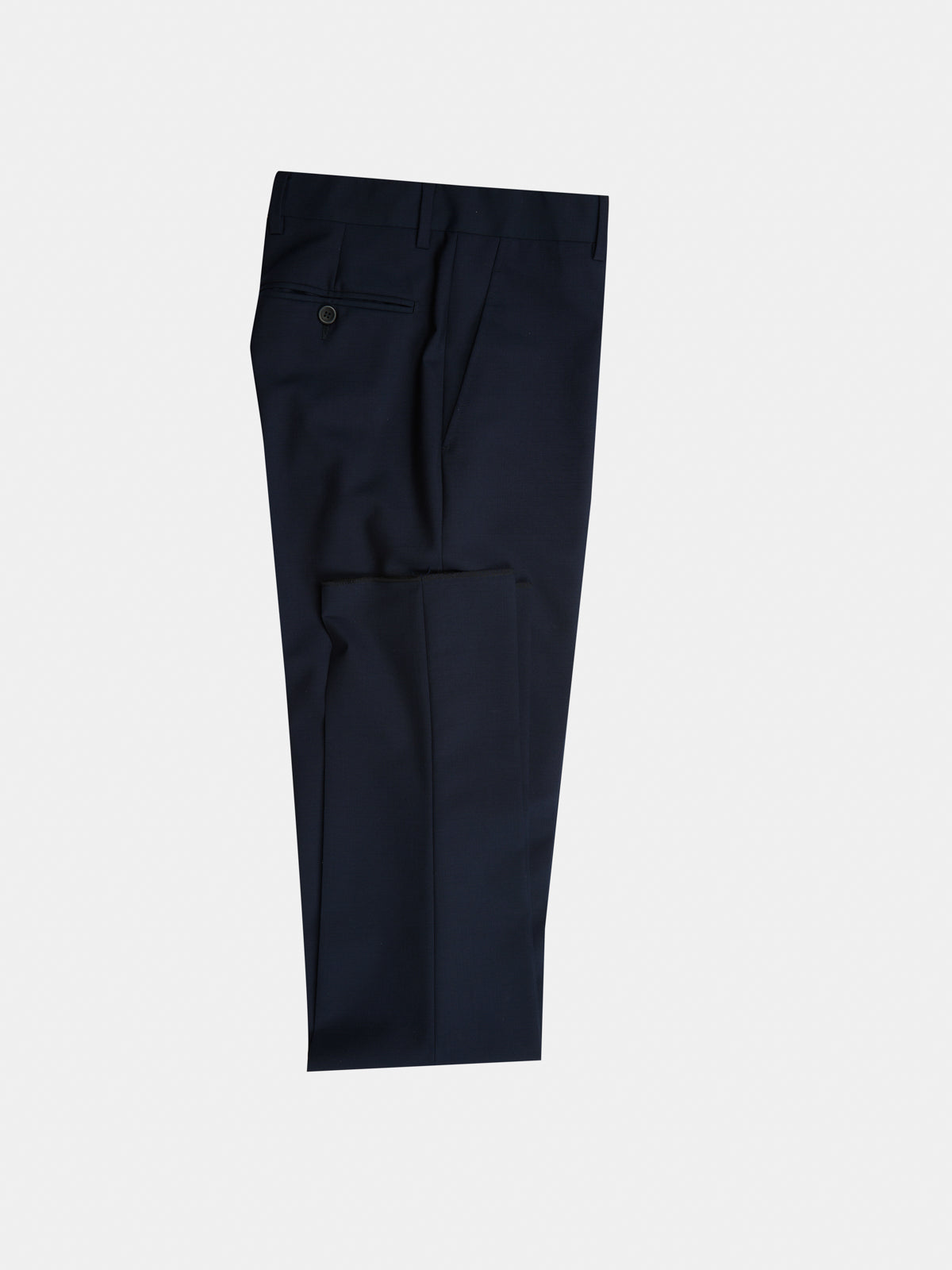 Abito in fresco di lana blu medio Drop 8