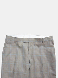 Beige Prince of Wales wool lyocell blend suit Drop 8