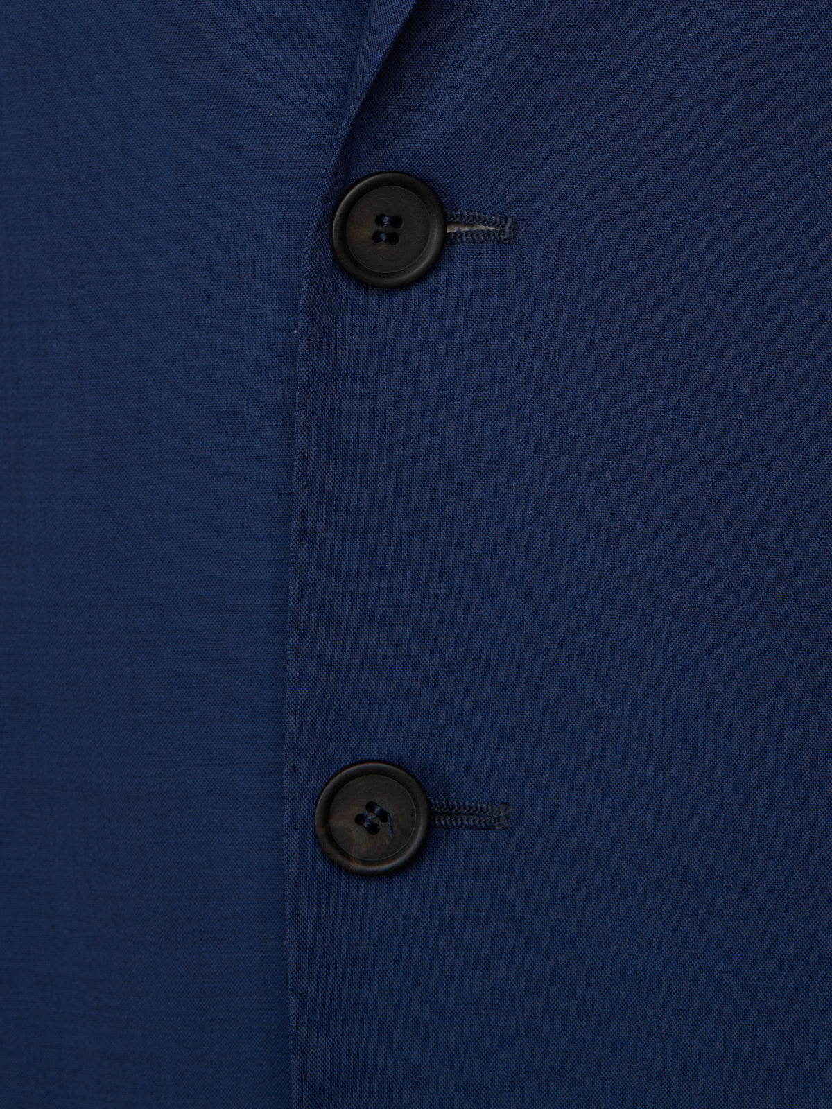 Open dress in cool blue wool Drop 8