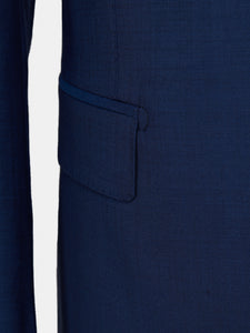 Drop 8 iconic suit in royal blue tropical wool