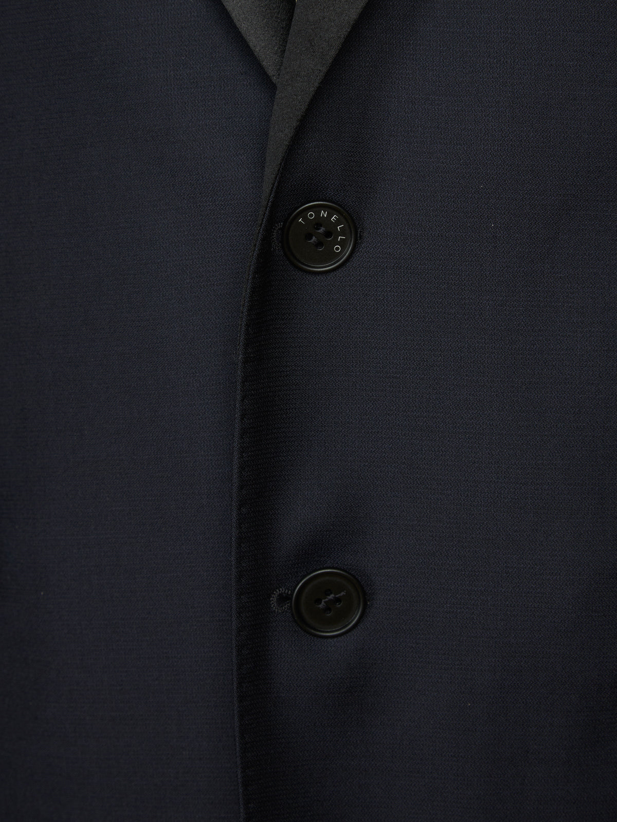 Slim fit iconic smoking suit in blue faille wool