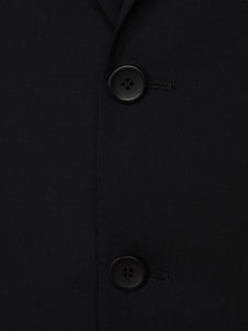 Abito iconico in fresco di lana nero Drop 8
