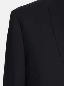 Abito iconico in fresco di lana nero Drop 8