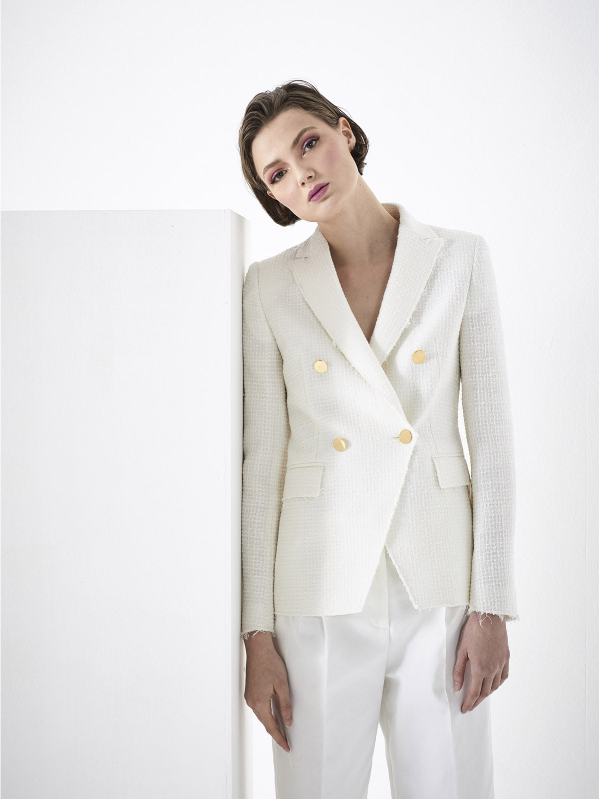 Blazer donna bianco