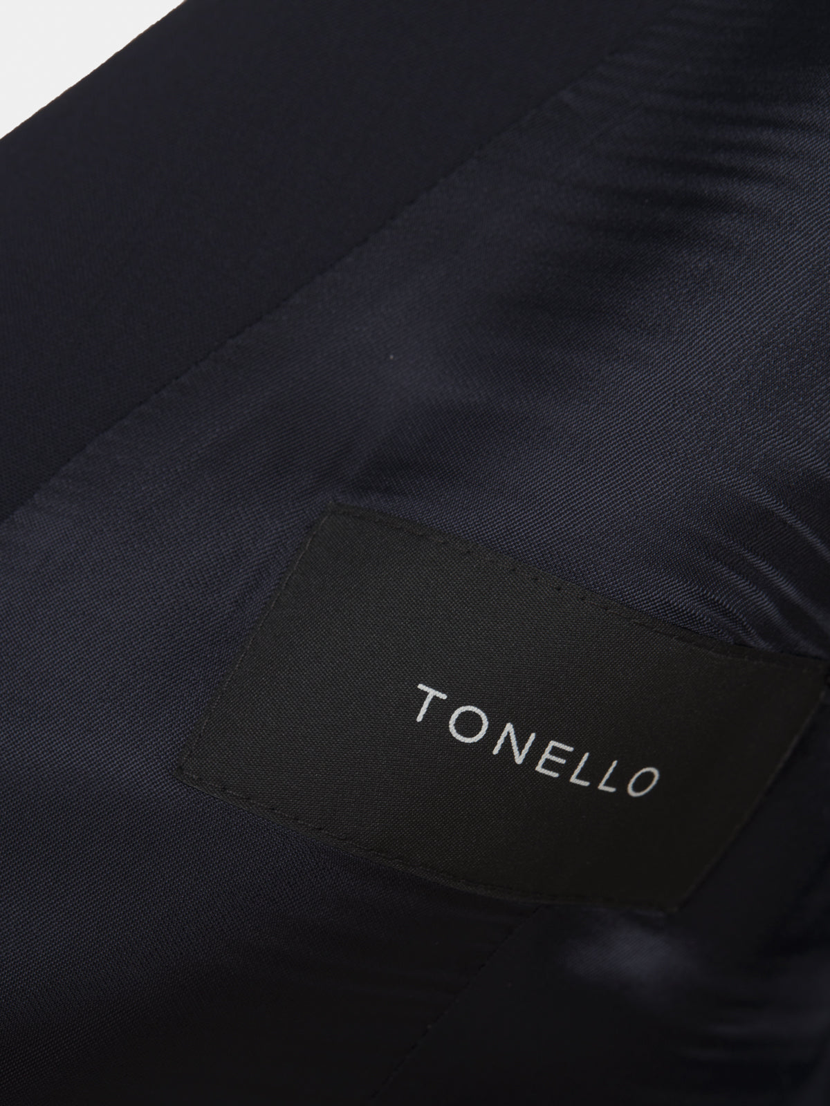 Gilet in fresco di lana blu navy