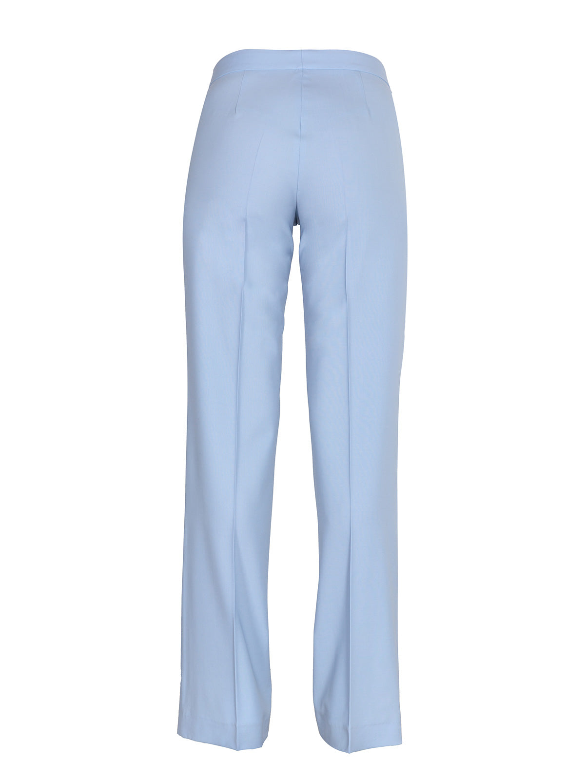 Pantalone dritto azzurro donna