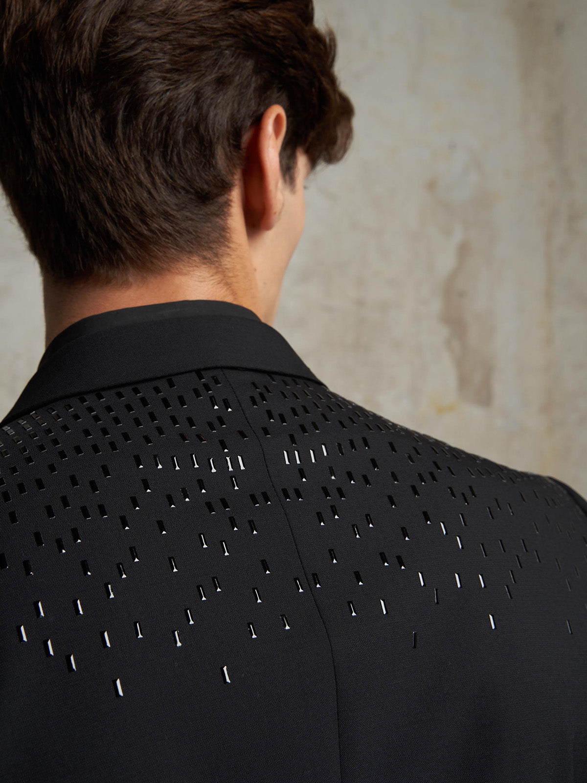Giacca nera uomo con paillettes