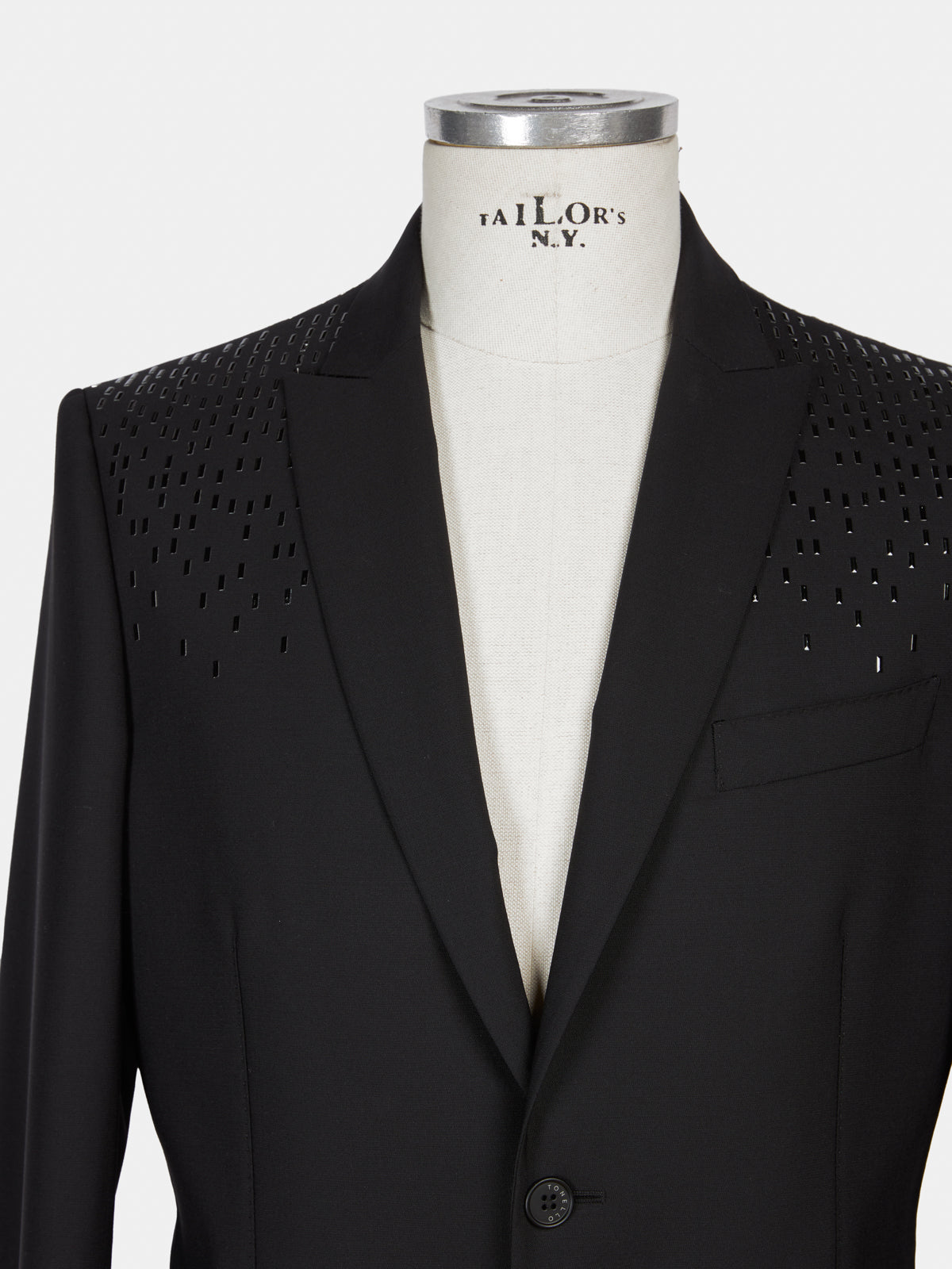 Giacca nera uomo con paillettes