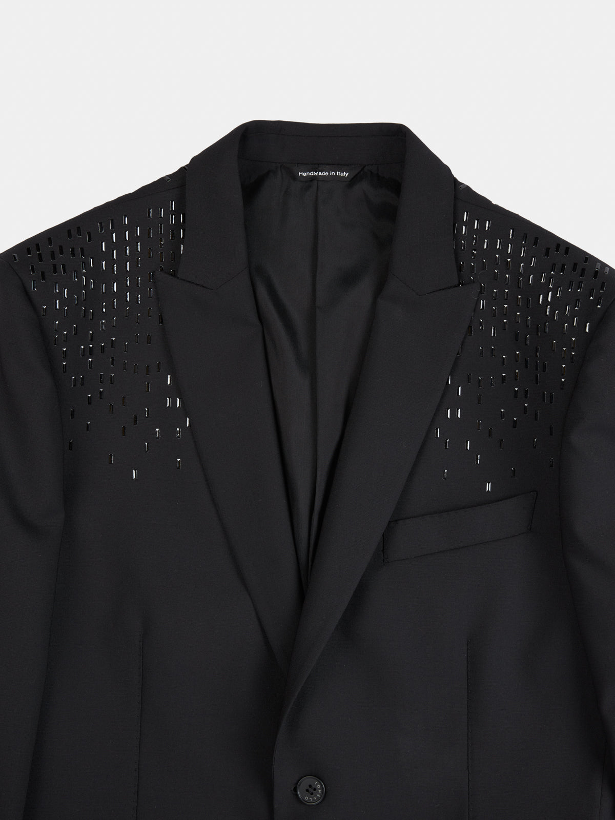 Giacca nera uomo con paillettes