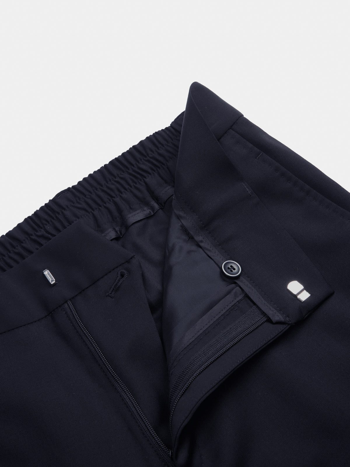 Abito Wash&Wear in gabardina di lana blu