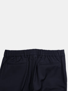 Abito Wash&Wear in gabardina di lana blu