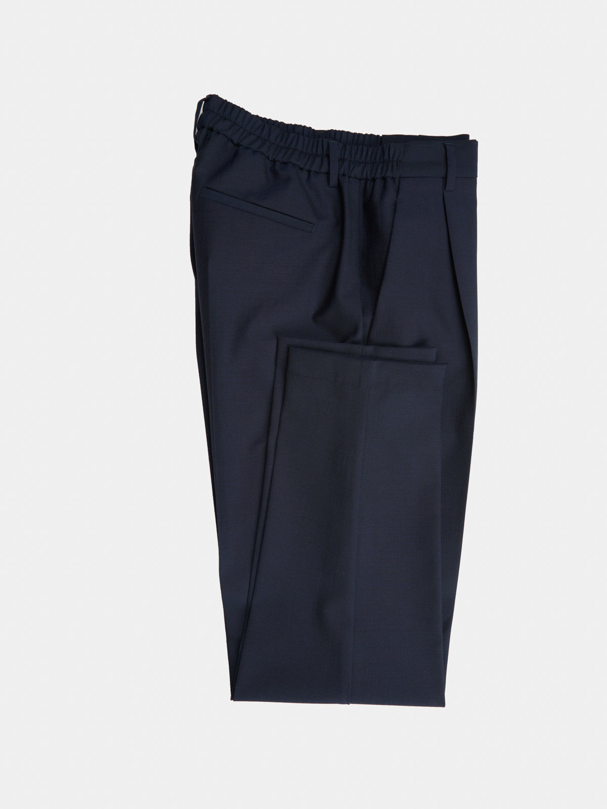 Washable dress in stretch wool blend