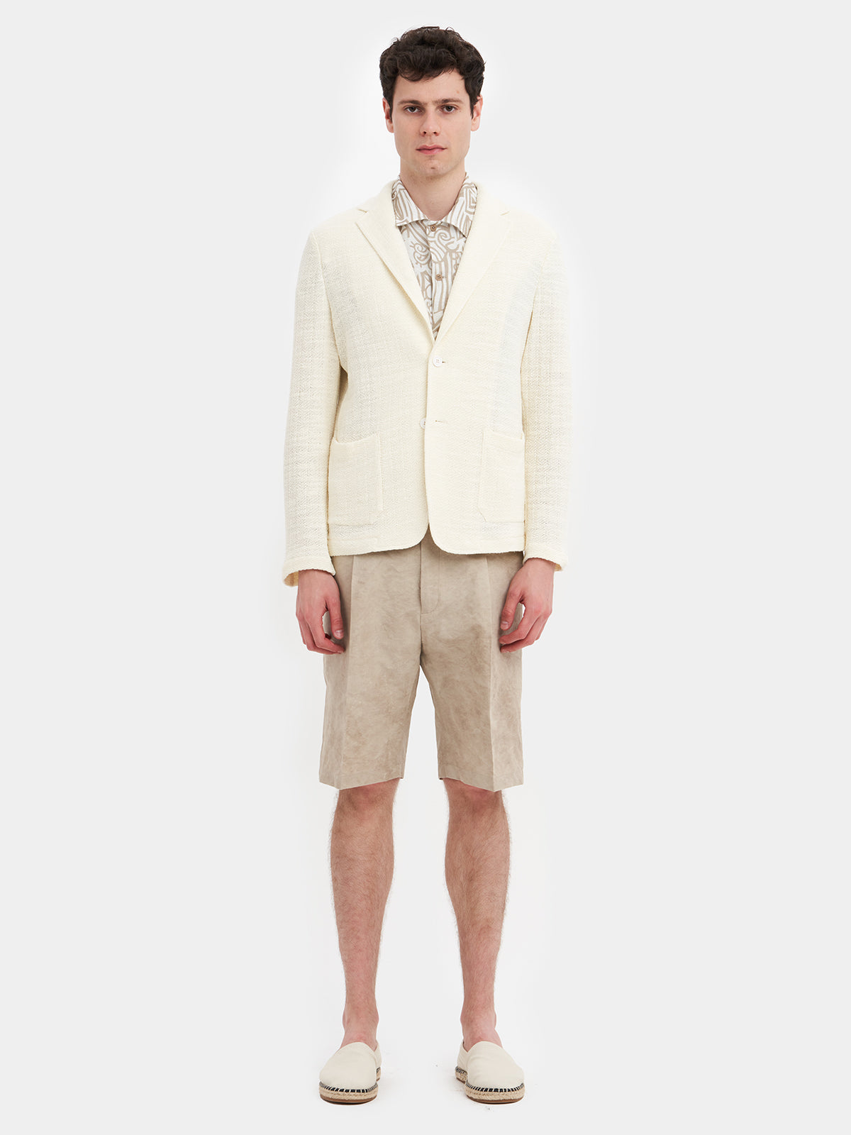 Giacca monopetto uomo in 100% cotone 🍃