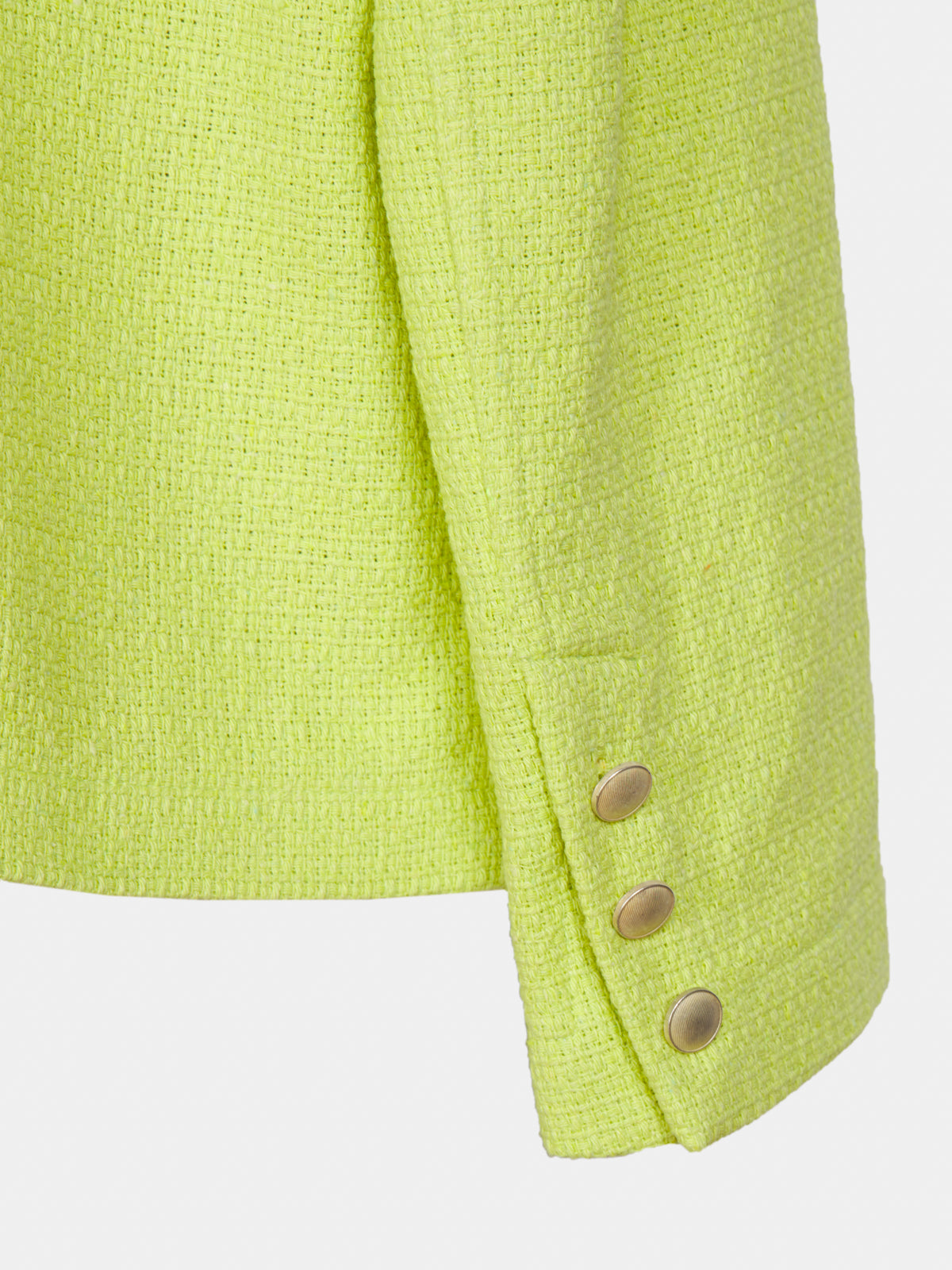 Cotton blend tweed jacket