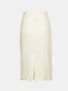 Longuette skirt in 100% cotton 🍃
